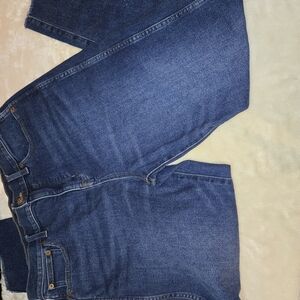 J. Crew Women's Straight Leg Jeans in Deep Blue